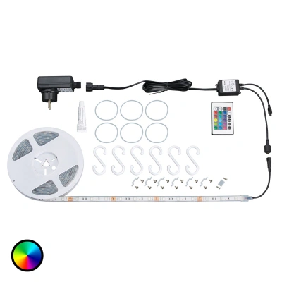 Briloner Pro venkovní použití - RGB LED pásek Ora s dálkovým ovládáním