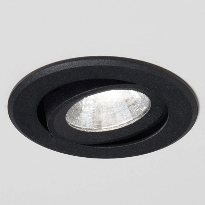 Molto Luce Agon Kulaté LED vestavné bodové svítidlo 3 000K 40° černé