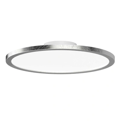 LIGHTME LIGHTME LED stropní svítidlo Aqua Ø30,2cm stříbrný list