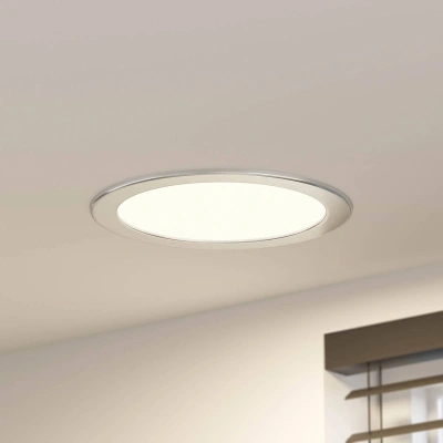 PRIOS Prios Cadance LED podhledové světlo stříbrné, 24cm