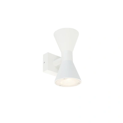 Moderní nástěnné svítidlo bílé 2-světlo - Rolf