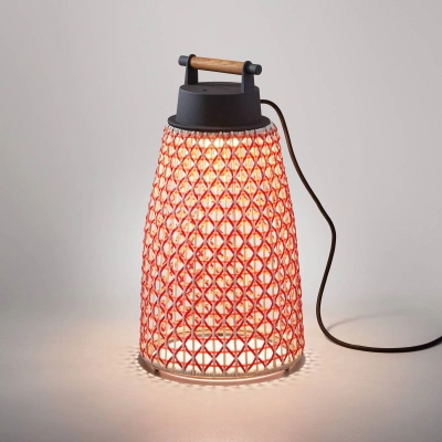 Bover Stolní lampa Bover Nans M/49 LED pro venkovní použití, červená