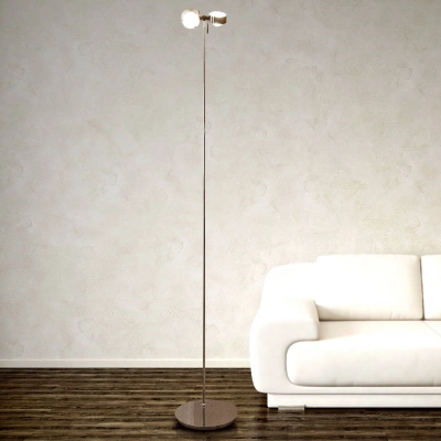 Top Light Flexibilní stojací lampa PUK FLOOR, chrom, 2 světla.