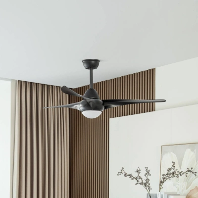 Starluna Stropní ventilátor Starluna LED Zoika, černý, tichý, 115 cm