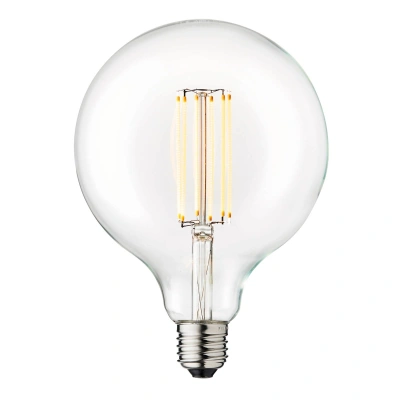 DESIGN BY US LED žárovka Globe, E27, Ø 12,5cm, 3,5W, 2 200K, stmívatelná