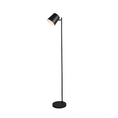 Stojací lampa černá dobíjecí včetně LED 4-stupňové stmívatelné - Mateo